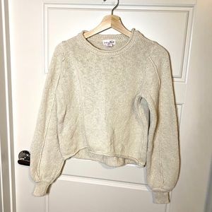 Cream sweater